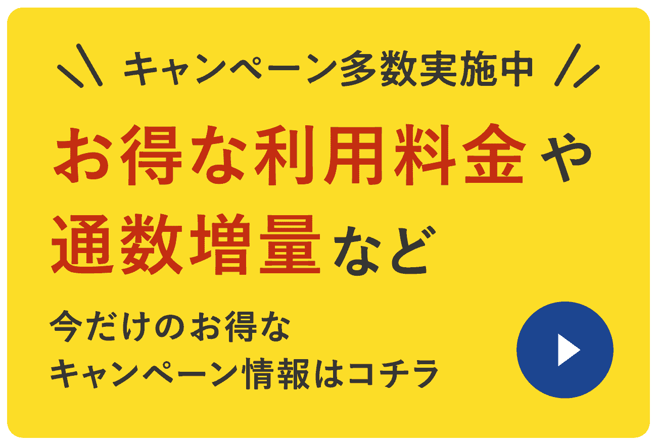 今だけのお得なキャンペーン情報はコチラ